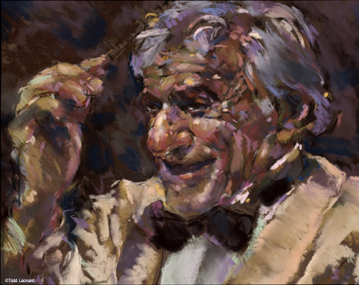 Leonard Bernstein Pastel