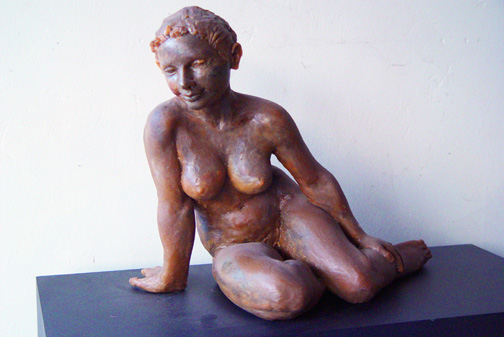 green lady frontview