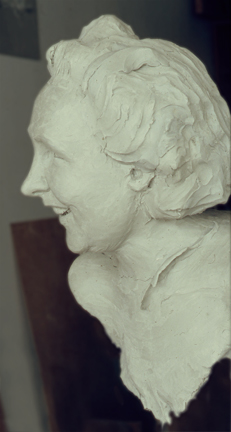 Emilie Ritchen in clay